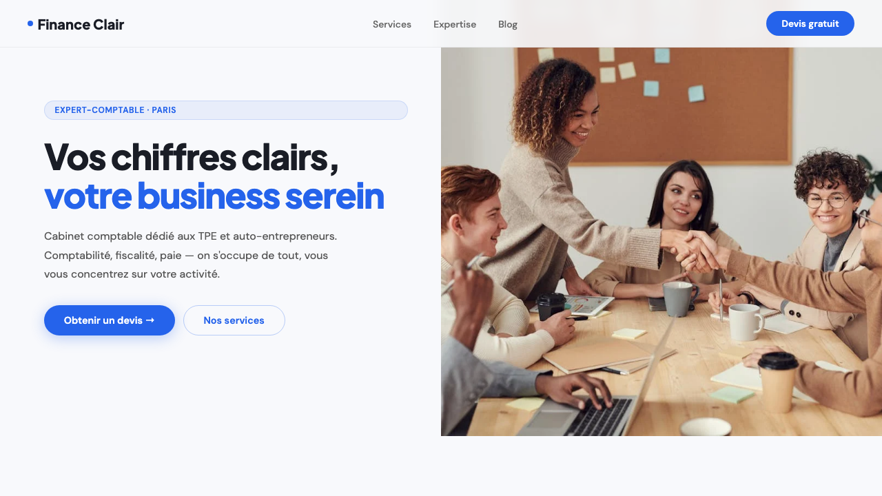 Finance Clair — Cabinet comptable
