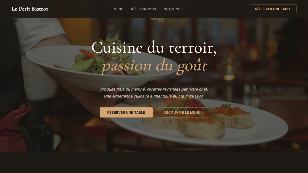 Le Petit Bistrot — Restaurant